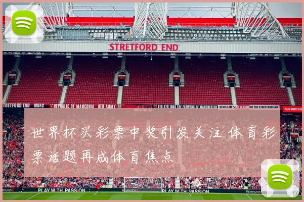 世界杯买彩票中奖引发关注 体育彩票话题再成体育焦点